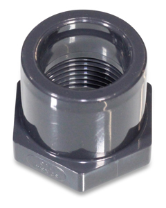 Red-Stück 32A x 3/4" IG m/Achtkant PVC